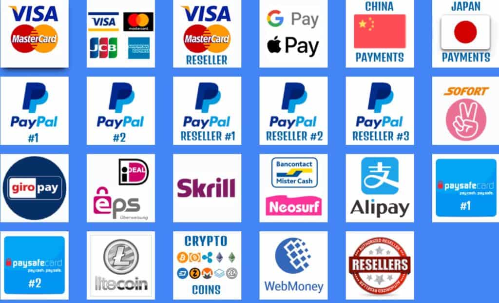 TakeFile payment methods